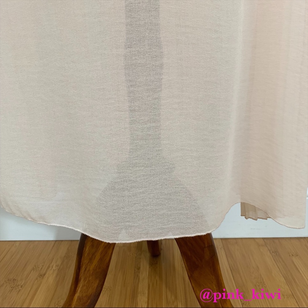 See by Chloé Pleated Georgette Chiffon Maxi Skirt FR42 - Picture 4 of 9